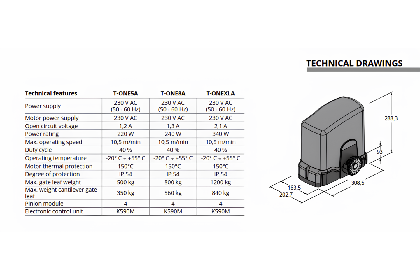 T-ONE_TECHNICAL_FEATURES_&amp;_TECHNICAL_DRAWINGS
